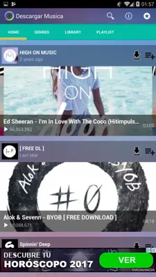 Descargar Musica android App screenshot 3